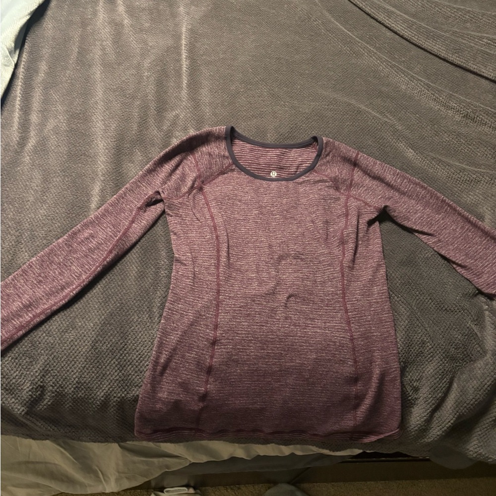 lululemon athletica Purple Long Sleeve Top
